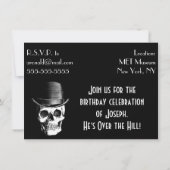 Aangepast op de uitnodiging van de Birthday Hill (Achterkant)