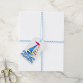 Aangepast op de zondagsdag cadeaulabel (Met Touw)