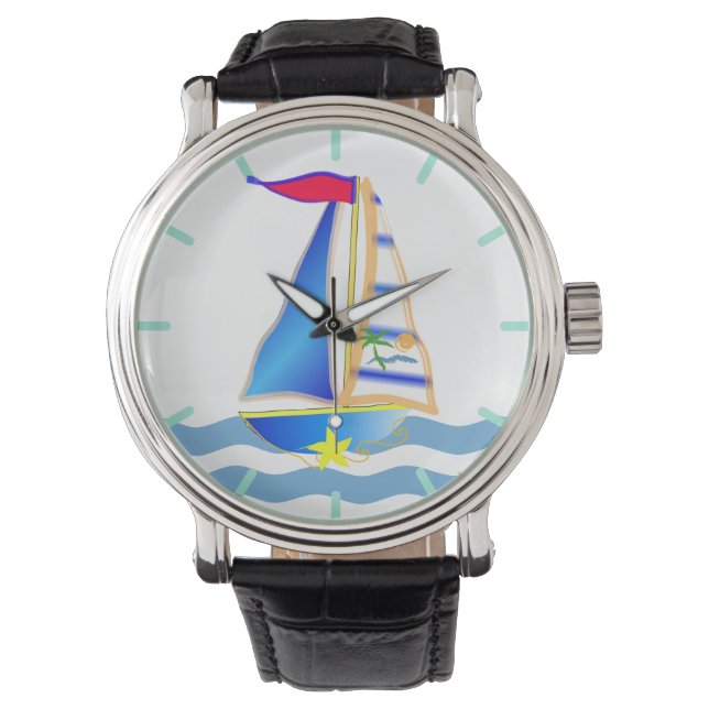Aangepast op de zondagsdag horloge (Voorkant)