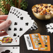 Aangepast op drie foto's en tekst pokerkaarten (Insitu)
