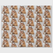 Aangepast, op foto's afgestemd opvulpapier cadeaupapier (Vlak)