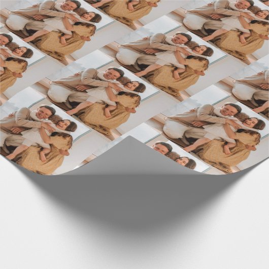 Aangepast, op foto's afgestemd opvulpapier cadeaupapier (Hoek)