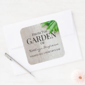 Aangepast op het etiket van uw tuingroenten (Envelop)