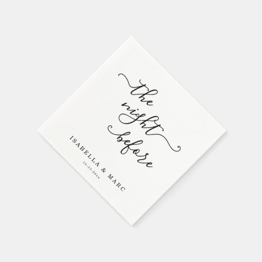 Aangepast op maat de nacht voor servet (Hoek)