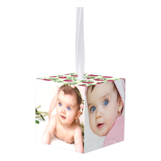 Aangepast op maat gemaakt kubus ornament (Achter hoekig)