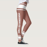 Aangepast op maat gemaakt leggings<br><div class="desc">Gemakkelijk om de Aangepaste leggings van Ricaso aan te passen - voeg uw eigen tekst toe - verander de achtergrondkleur en tekstkleur en de doopvont door op aanpassen te klikken</div>