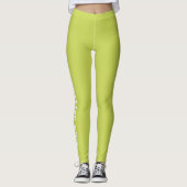 Aangepast op maat gemaakt leggings (Voorkant)