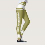 Aangepast op maat gemaakt leggings<br><div class="desc">Gemakkelijk om de Aangepaste leggings van Ricaso aan te passen - voeg uw eigen tekst toe - verander de achtergrondkleur en tekstkleur en de doopvont door op aanpassen te klikken</div>