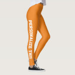 Aangepast op maat gemaakt leggings<br><div class="desc">Gemakkelijk om de Aangepaste leggings van Ricaso aan te passen - voeg uw eigen tekst toe - verander de achtergrondkleur en de tekstkleur en de doopvont door te klikken op aanpassen</div>