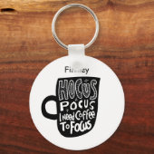 Aangepast, op maat gesneden koffie die ik nodig he sleutelhanger (Voorkant)
