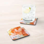 Aangepast op maat opslaan Datum foto-cadeau Drankjes Onderzetter (Rechterzijde)