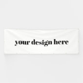 Aangepast op maat spandoek (Horizontaal)