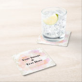 Aangepast op maat - uw eigen foto Wooden Square P Kartonnen Onderzetters (Insitu)