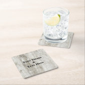 Aangepast op maat - uw eigen foto Wooden Square P Kartonnen Onderzetters (Insitu)