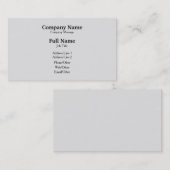 Aangepast op maat visitekaartje (Voorkant / Achterkant)