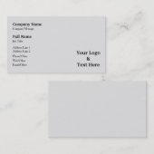 Aangepast op maat visitekaartje (Voorkant / Achterkant)