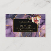 Aangepast op maat voor uw eigen foto- en tekstbedr visitekaartje (Achterkant)