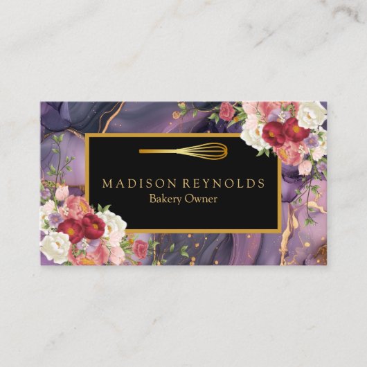 Aangepast op maat voor uw eigen foto- en tekstbedr visitekaartje (Voorkant)