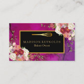 Aangepast op maat voor uw eigen foto- en tekstbedr visitekaartje (Voorkant)