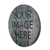 Aangepast op maat voor uw eigen foto- en tekstopva dartbord (Voorkant Rechts)