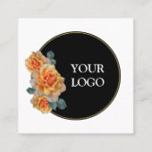 Aangepast op maat voor uw eigen Logo Square Busine Vierkante Visitekaartje (Voorkant)