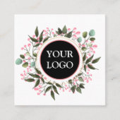 Aangepast op maat voor uw eigen Logo Square Busine Vierkante Visitekaartje (Voorkant)