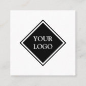 Aangepast op maat voor uw eigen Logo Square Busine Vierkante Visitekaartje (Voorkant)