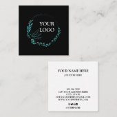 Aangepast op maat voor uw eigen Logo Square Busine Vierkante Visitekaartje (Voorkant / Achterkant)