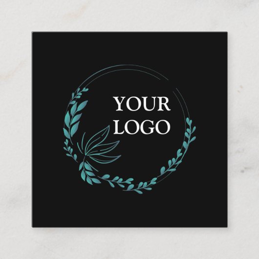 Aangepast op maat voor uw eigen Logo Square Busine Vierkante Visitekaartje (Voorkant)