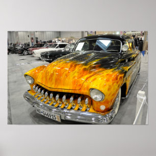 Aangepast op Poster voor brandweerauto