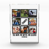 Aangepast opa de man mythe legende 8 Foto Collage (Voorkant)