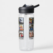 Aangepast opa de man mythe legende 8 Foto Collage Waterfles (Links)