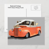 Aangepast ophaalwagen van 1939 briefkaart (Voorkant / Achterkant)