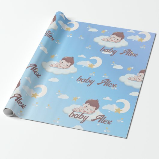 Aangepast oppakpapier cadeaupapier (Uitgerold)