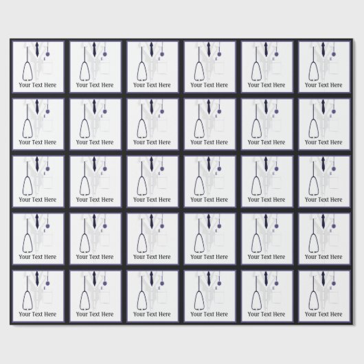 Aangepast oppakpapier voor artsen met lakbekleding cadeaupapier (Vlak)