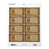 Aangepast optisch bedrijfslabel voor Jar Candle Etiket (Full Sheet)