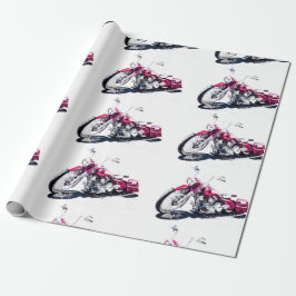 Aangepast opvulpapier voor motorfietsen cadeaupapier