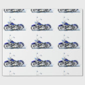 Aangepast opvulpapier voor motorfietsen cadeaupapier (Vlak)