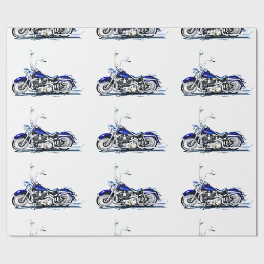 Aangepast opvulpapier voor motorfietsen cadeaupapier (Vlak)