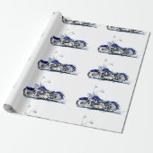 Aangepast opvulpapier voor motorfietsen cadeaupapier (Uitgerold)
