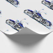 Aangepast opvulpapier voor motorfietsen cadeaupapier (Hoek)