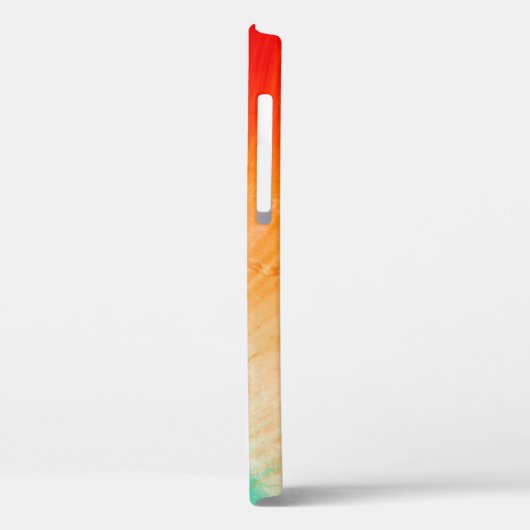 Aangepast, Oranje, Abstract, gestreept patroon Case-Mate iPhone Case (Achterkant / Links)