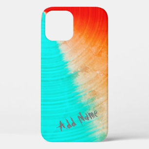 Aangepast, Oranje, Abstract, gestreept patroon Case-Mate iPhone Case