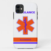 Aangepast Oranje en blauw levensbegin Case-Mate iPhone Case (Achterkant)