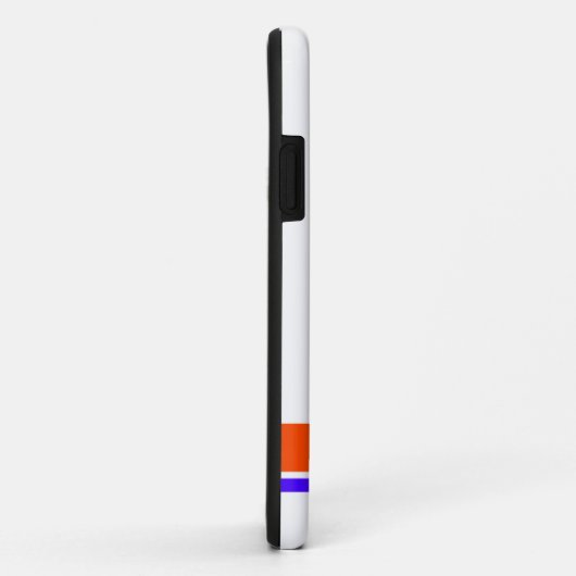 Aangepast Oranje en blauw levensbegin Case-Mate iPhone Case (Achterkant/rechts)