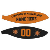 Aangepast Oranje en zwart Basketball, volledig for Basketbal (Panelen)