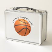 Aangepast oranje en zwart leder basketbal (Achterkant)