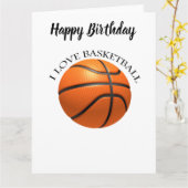 Aangepast oranje en zwart leder basketbal kaart (Gele Bloem)