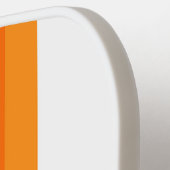 Aangepast Oranje geel, bruin-retromodel kunstpatro Pickleball Paddle (Links Detail)