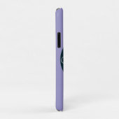 Aangepast oranje grijs blauw Monogram Elegant Case-Mate iPhone Case (Achterkant/rechts)